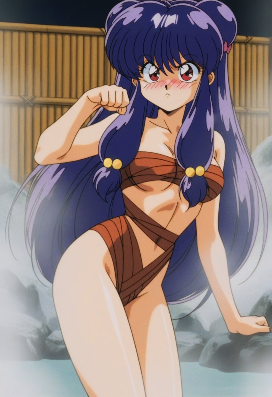 shampoo122,  naked bandage,  anime screencap by cs12345 on Tensor.Art