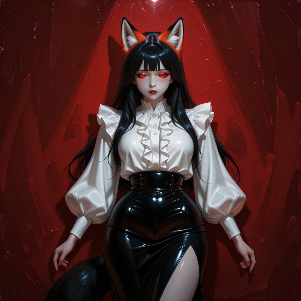 SOL-ZIv1,  1girl,  rough oil painting style by BrierAinz on Tensor.Art