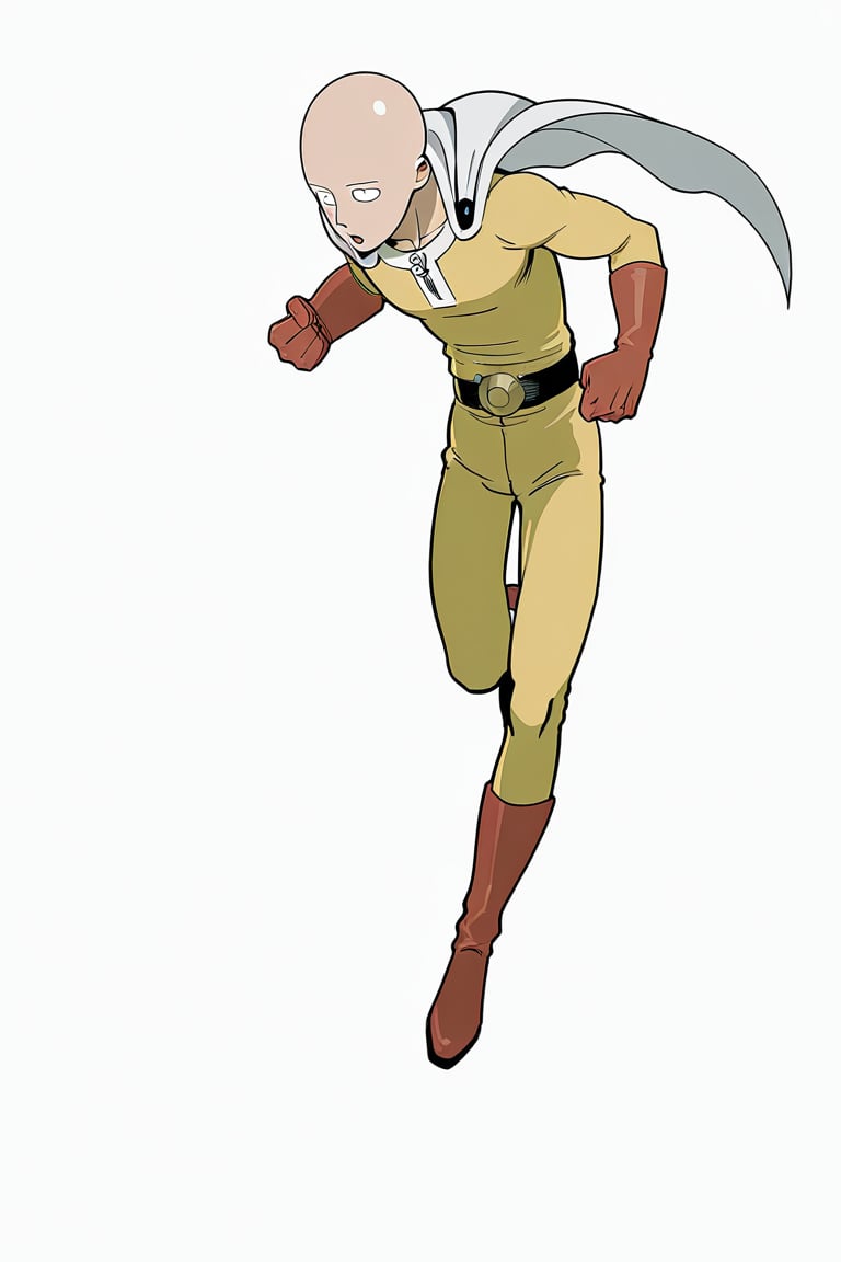 One_Punch_Man,  Saitama 1boy,  Bald_Male OPM_Outfit_1 by user_780807432434781099 on Tensor.Art