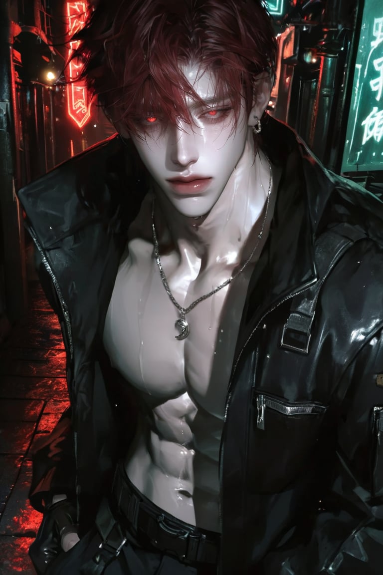 1 male,  solo,  (crimson red eyes) by Soninaa on Tensor.Art