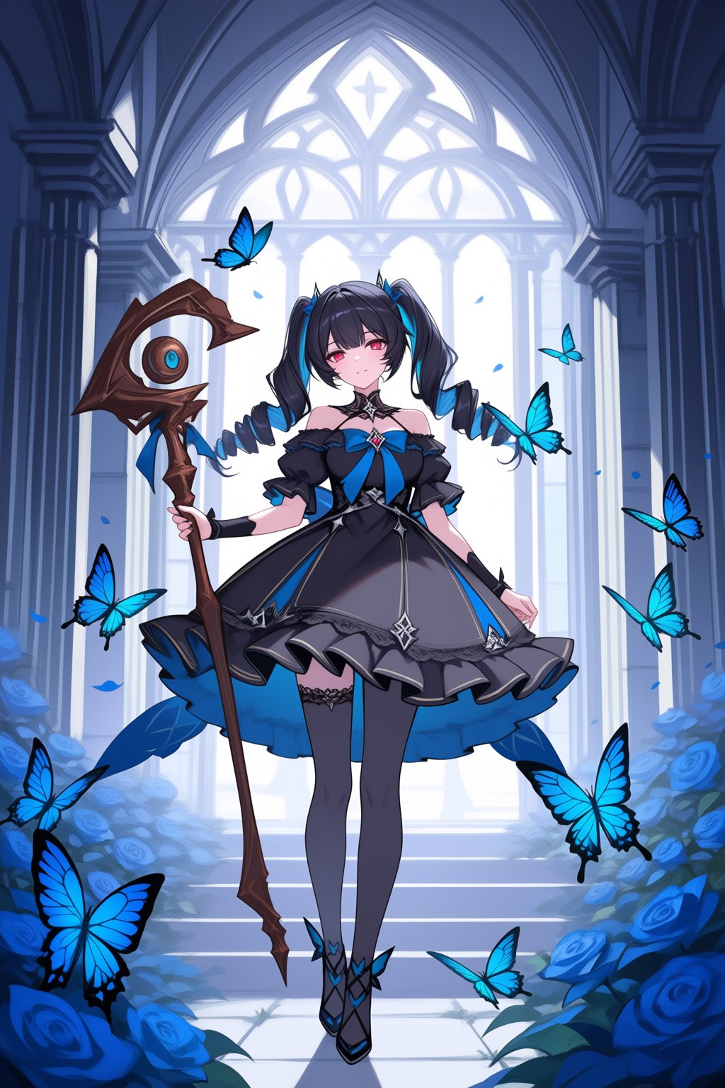 1girl,  solo,  black hair by Shinoa on Tensor.Art