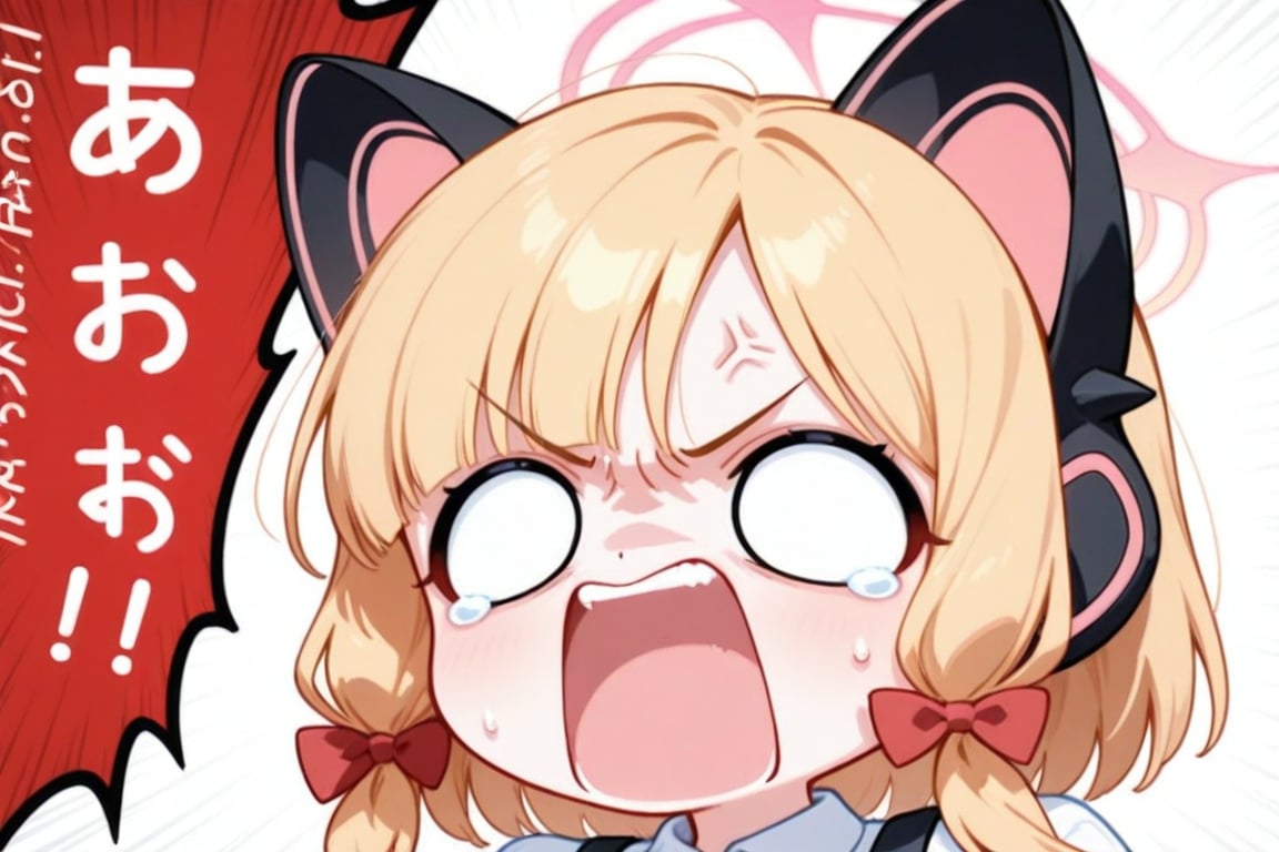 angry expression,  open mouth,  white eyes by Joyaiart on Tensor.Art