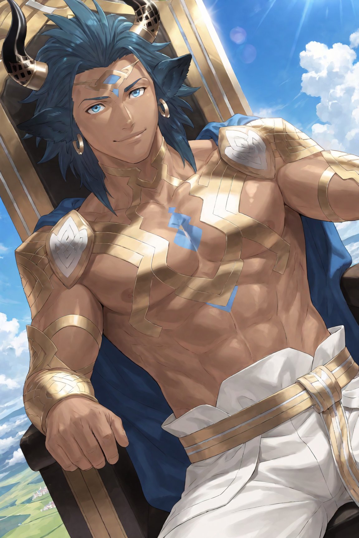 1boy,  Askr_FEH,  blue hair by Dowizar on Tensor.Art