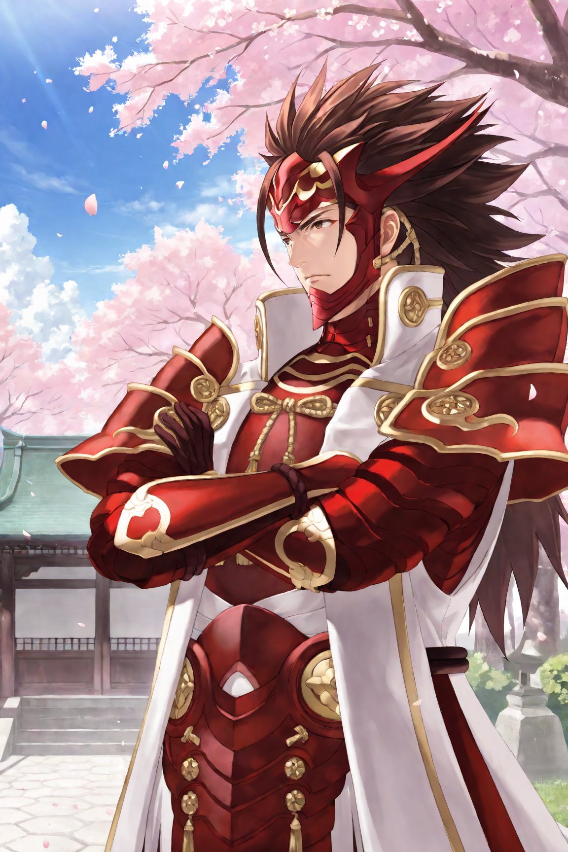 1boy,  Ryoma_FE,  brown hair by Dowizar on Tensor.Art
