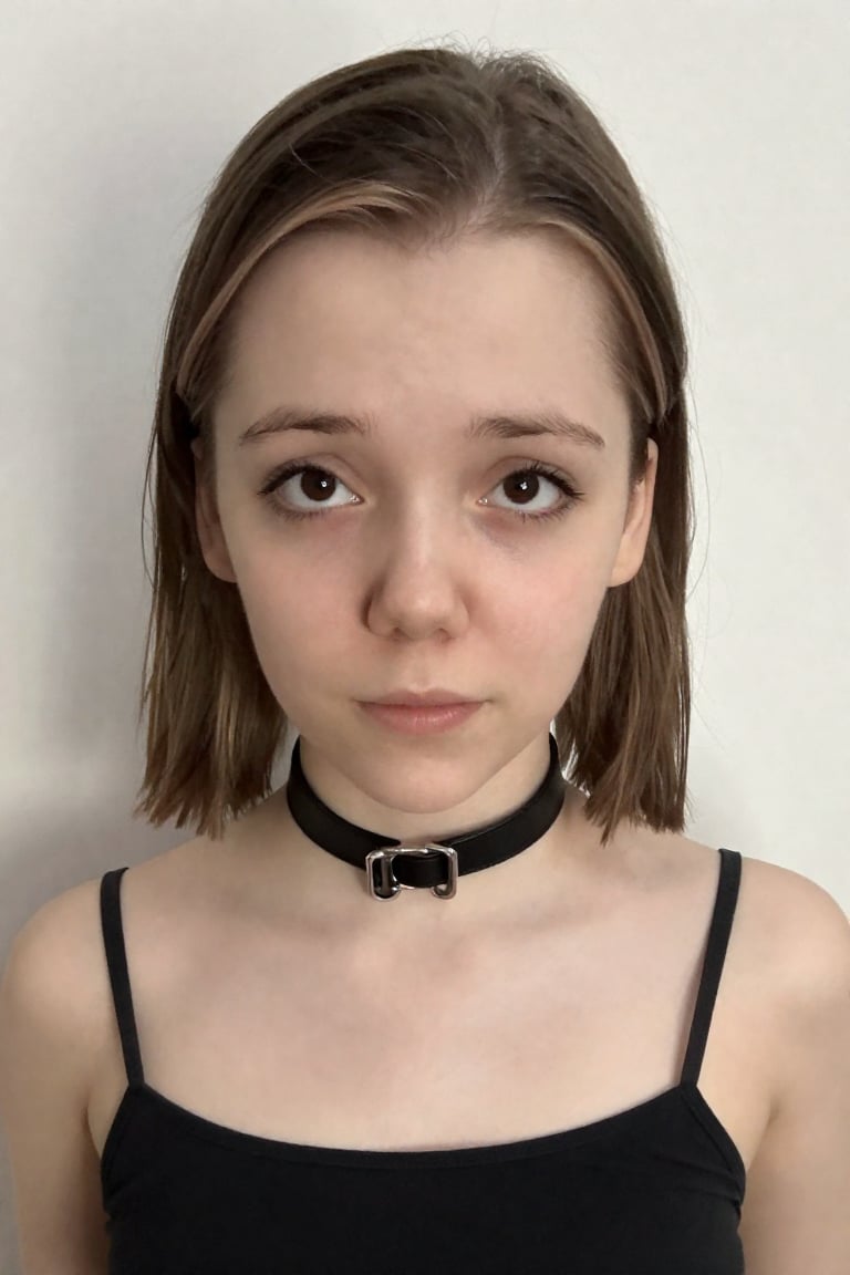 selfie,  k1k1,  wearing black choker by terry maya soul on Tensor.Art