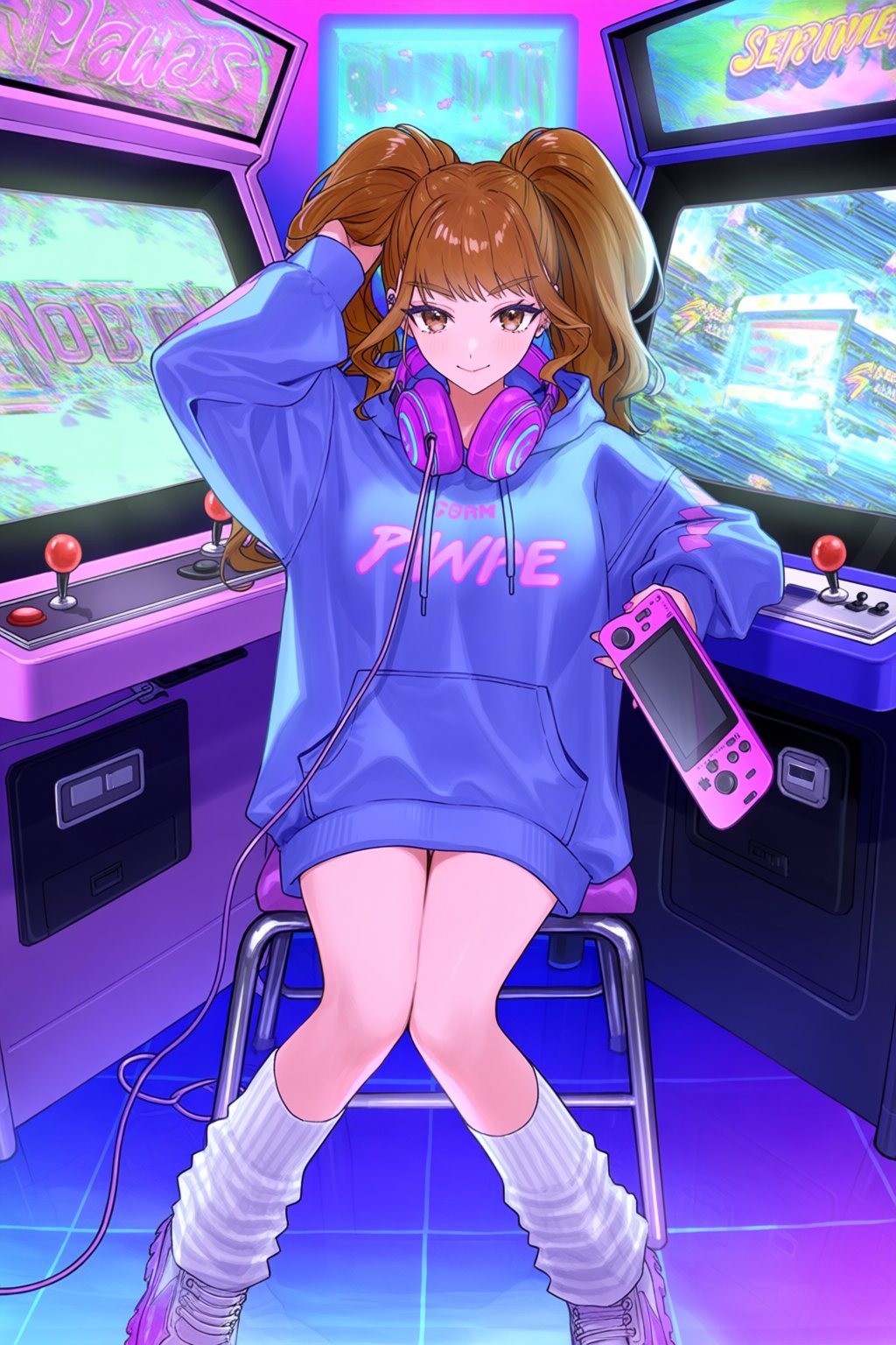 @wadaarco,  1girl,  fluffy brown hair by Azriaelis on Tensor.Art