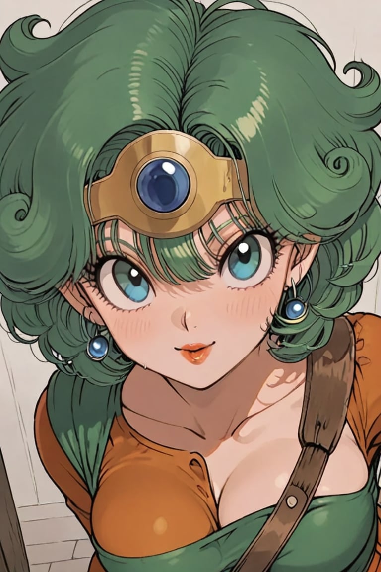 (dq4_sofia,  heroine (dq4)) green hair,  short hair by らび@kiyoka_succubus on Tensor.Art