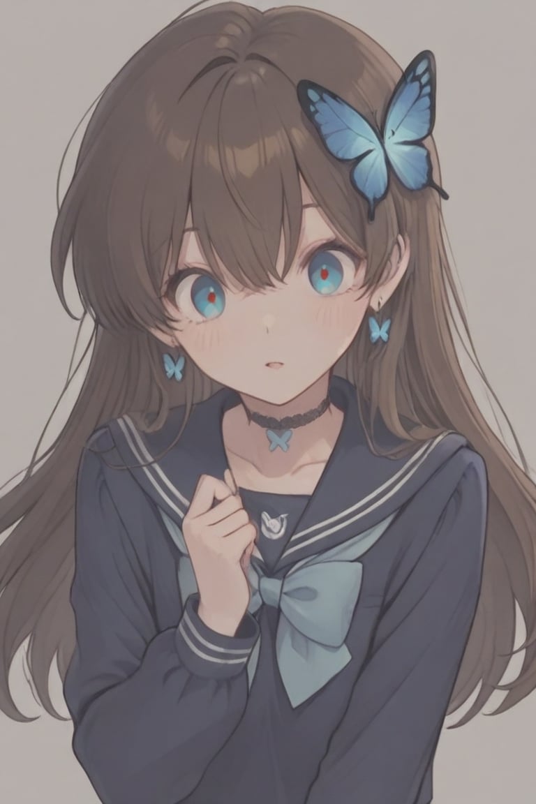 A Cute Cross-Dressing Boy,  Beautiful sailor uniform,  blue and white sailor uniform by らび@kiyoka_succubus on Tensor.Art