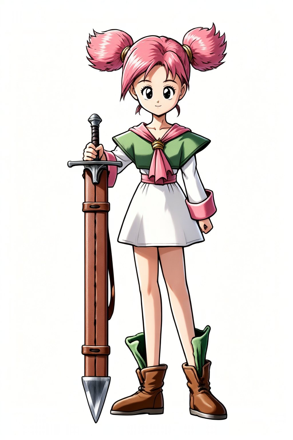 魔力宝贝人物风格,  角色：乌噜。 年龄身形：少女,  身形纤细。 面部特征：圆脸 by 一起旅行 on Tensor.Art