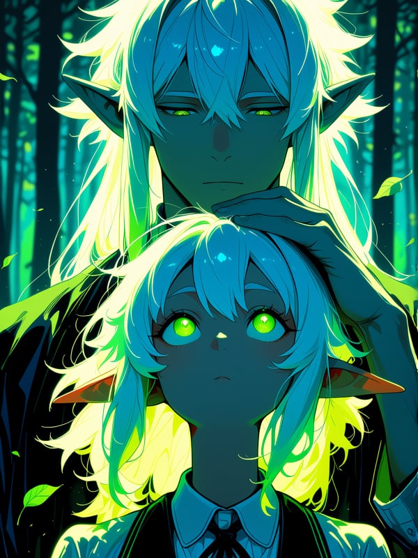 Neon,  neon glow,  neon eyes by ArtAIAlchemy on Tensor.Art