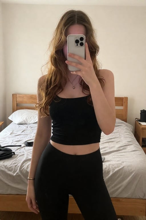 Rx1$saX taking a selfie in her bedroom by terry maya soul on Tensor.Art
