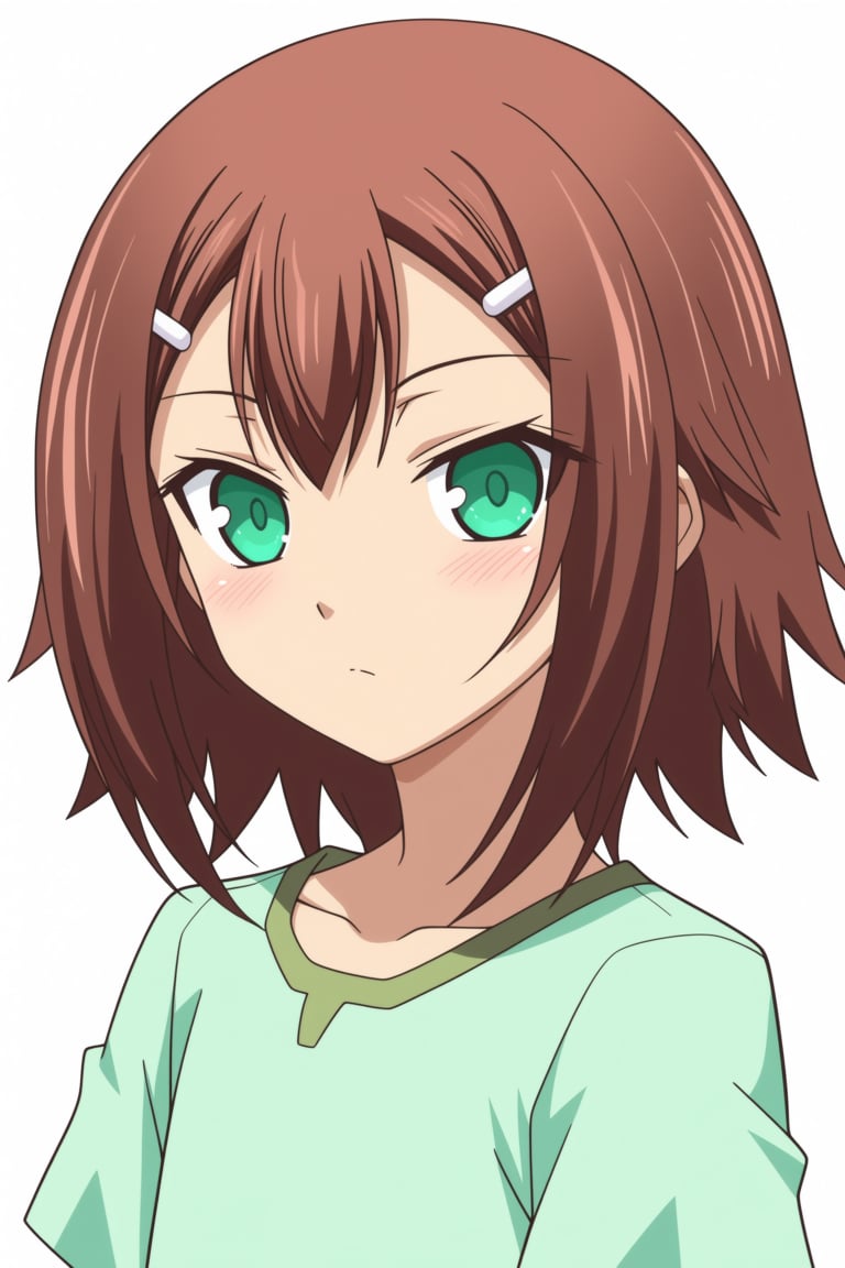 an androgynous male with shoulder-length brown hair,  short,  pointed by ArtAIAlchemy on Tensor.Art