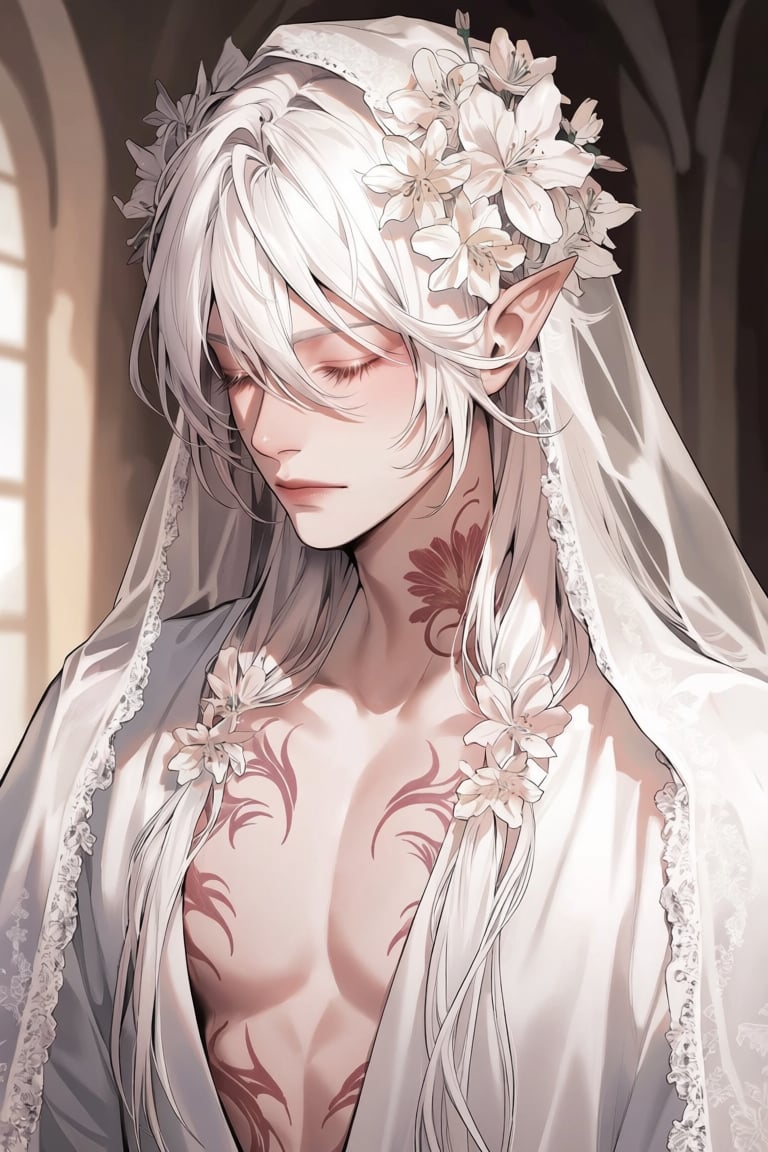 solo,  long hair,  hair ornament by PinkCotton 🎐 on Tensor.Art