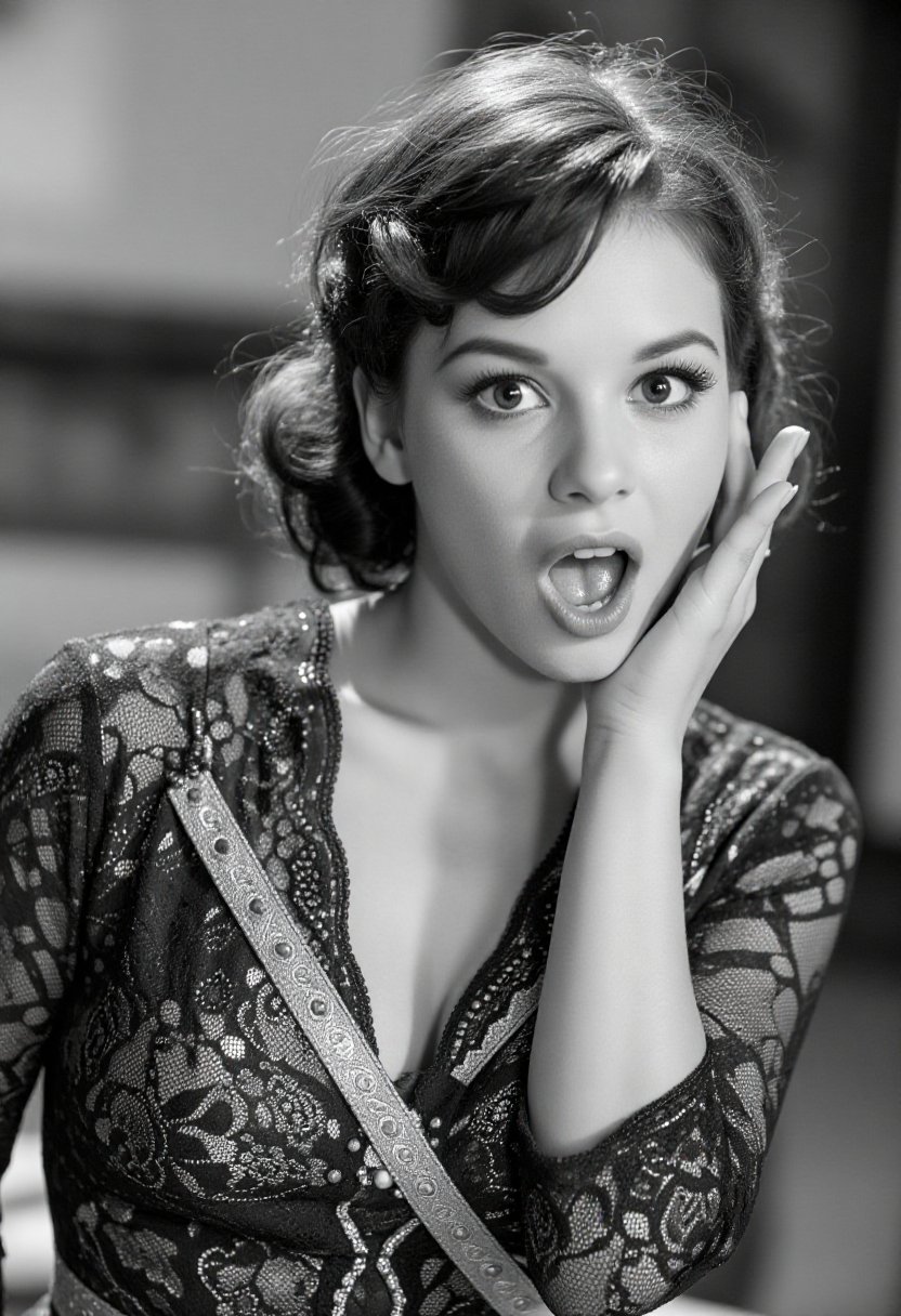 portrait of 1930s housewife,  gorgeous face,  petit by riiwa on Tensor.Art