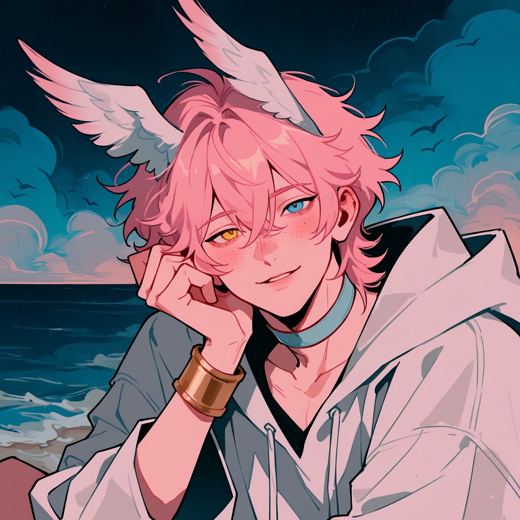 solo,  looking at viewer,  blush by PinkCotton 🎐 on Tensor.Art