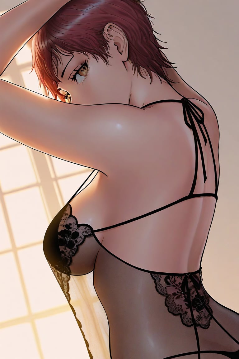 1girl,  solo,  short hair by Webhead on Tensor.Art