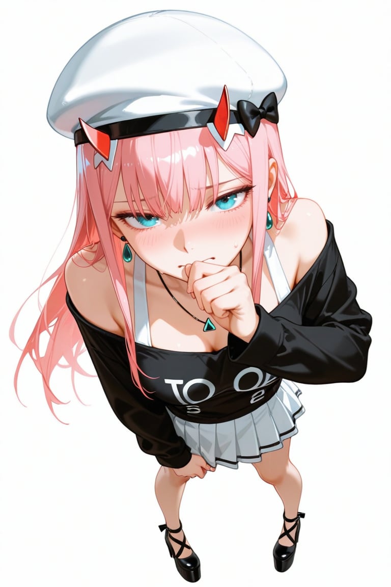 white background,  full body,  zero two by Joyaiart on Tensor.Art