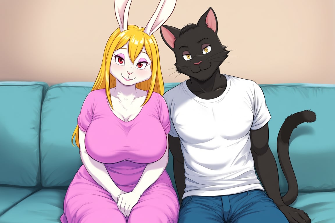 1girl,  1boy,  furry by FinisherStrike on Tensor.Art