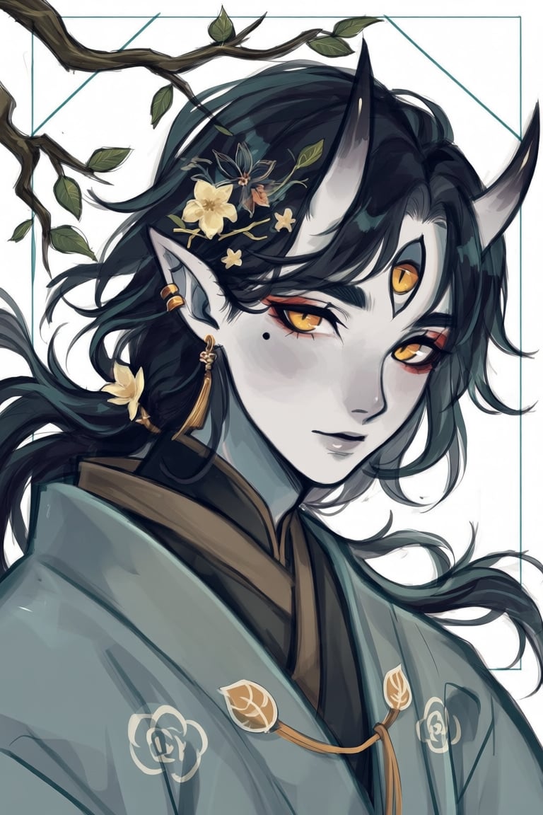 Hand drawn,  solo,  adult:1 by PinkCotton 🎐 on Tensor.Art