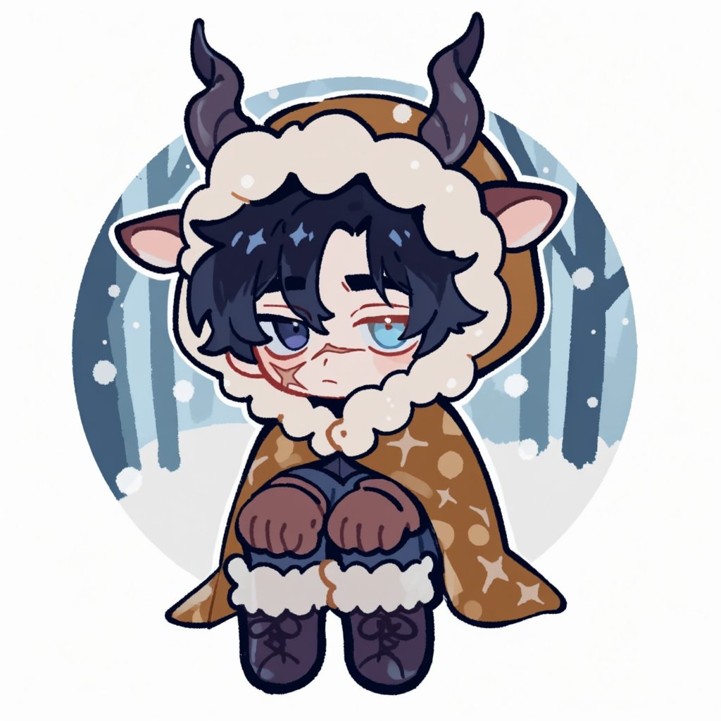 silly_doodle_chibi,  Hand drawn, by PinkCotton 🎐 on Tensor.Art