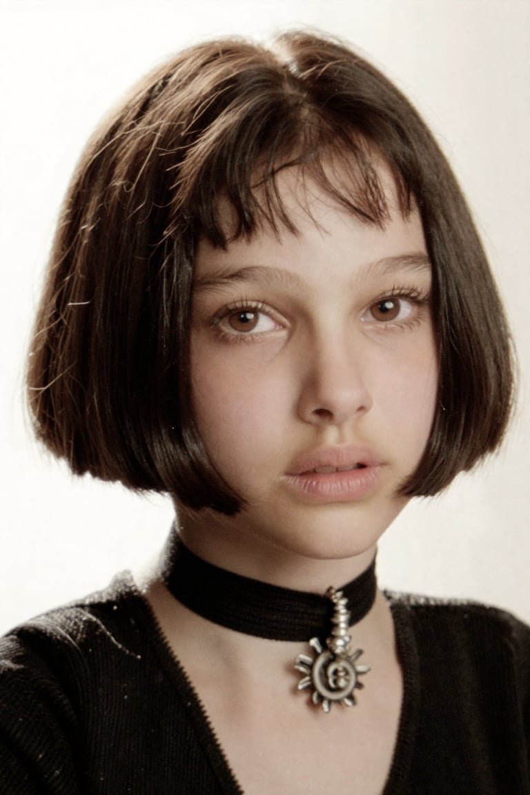 hyper-realistic beautiful young girl NamianMathilda,  short hair,  choker by Namian on Tensor.Art