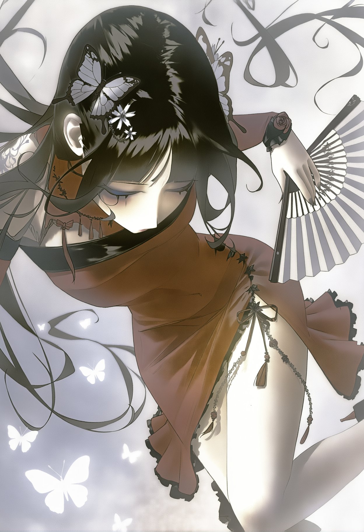 @vinne,  1girl,  girl with long black hair by Syntax-One on Tensor.Art