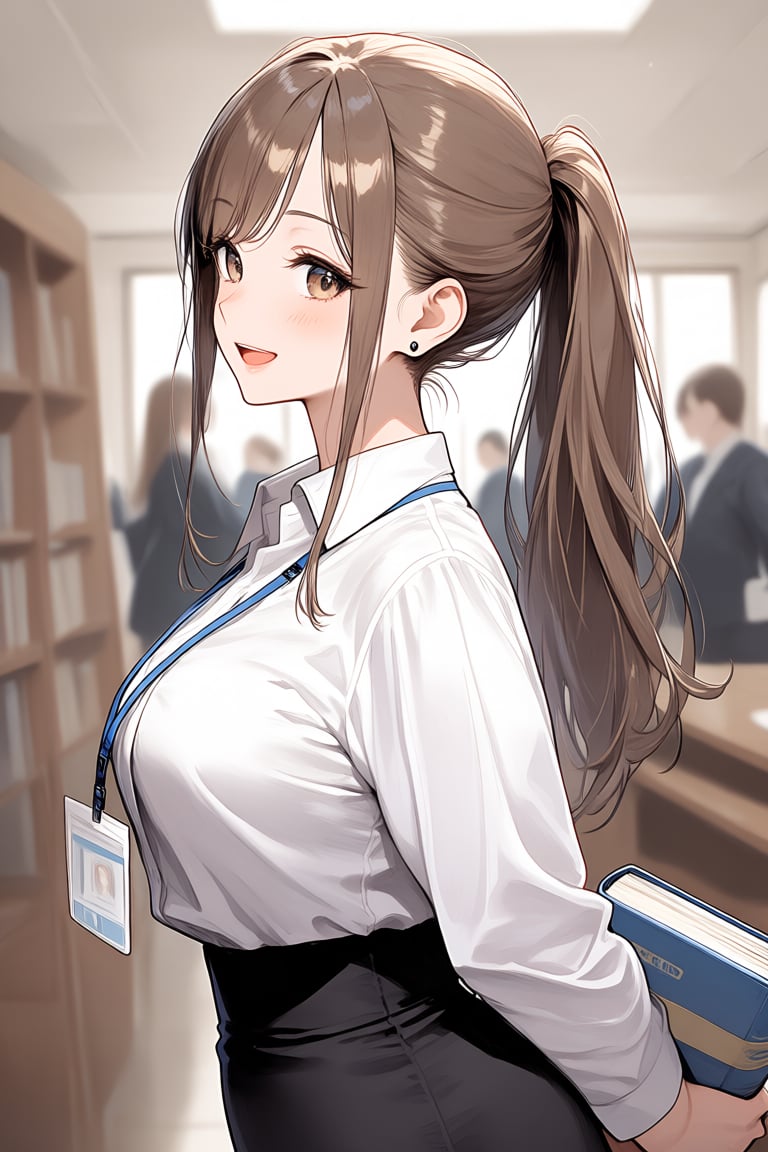 Beautiful woman wearing a white shirt,  indoors,  room by SuiginToxic on Tensor.Art