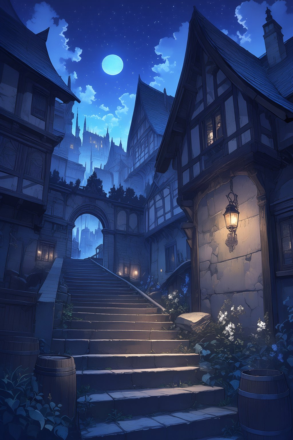 scenery,  background,  moon on Tensor.Art