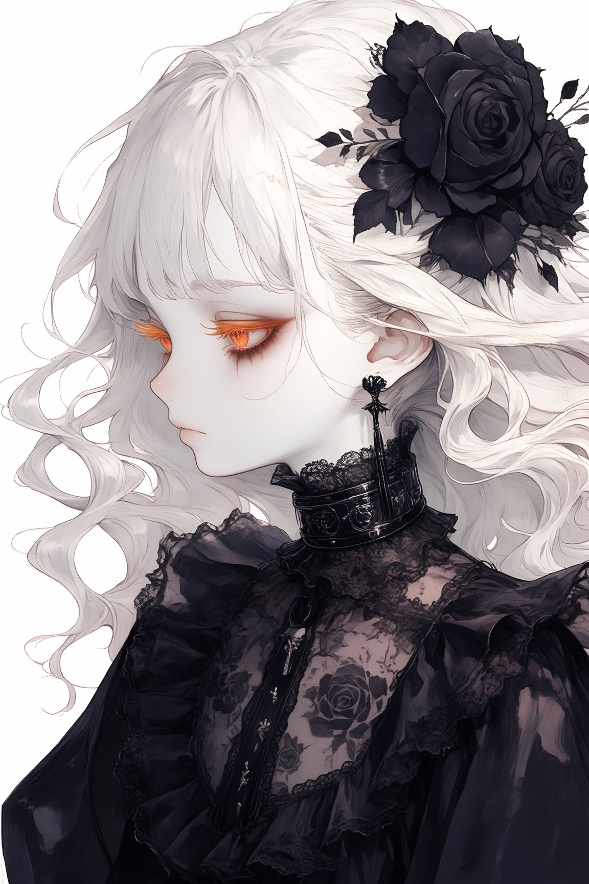 1girl,  solo,  red eyes by SuiginToxic on Tensor.Art