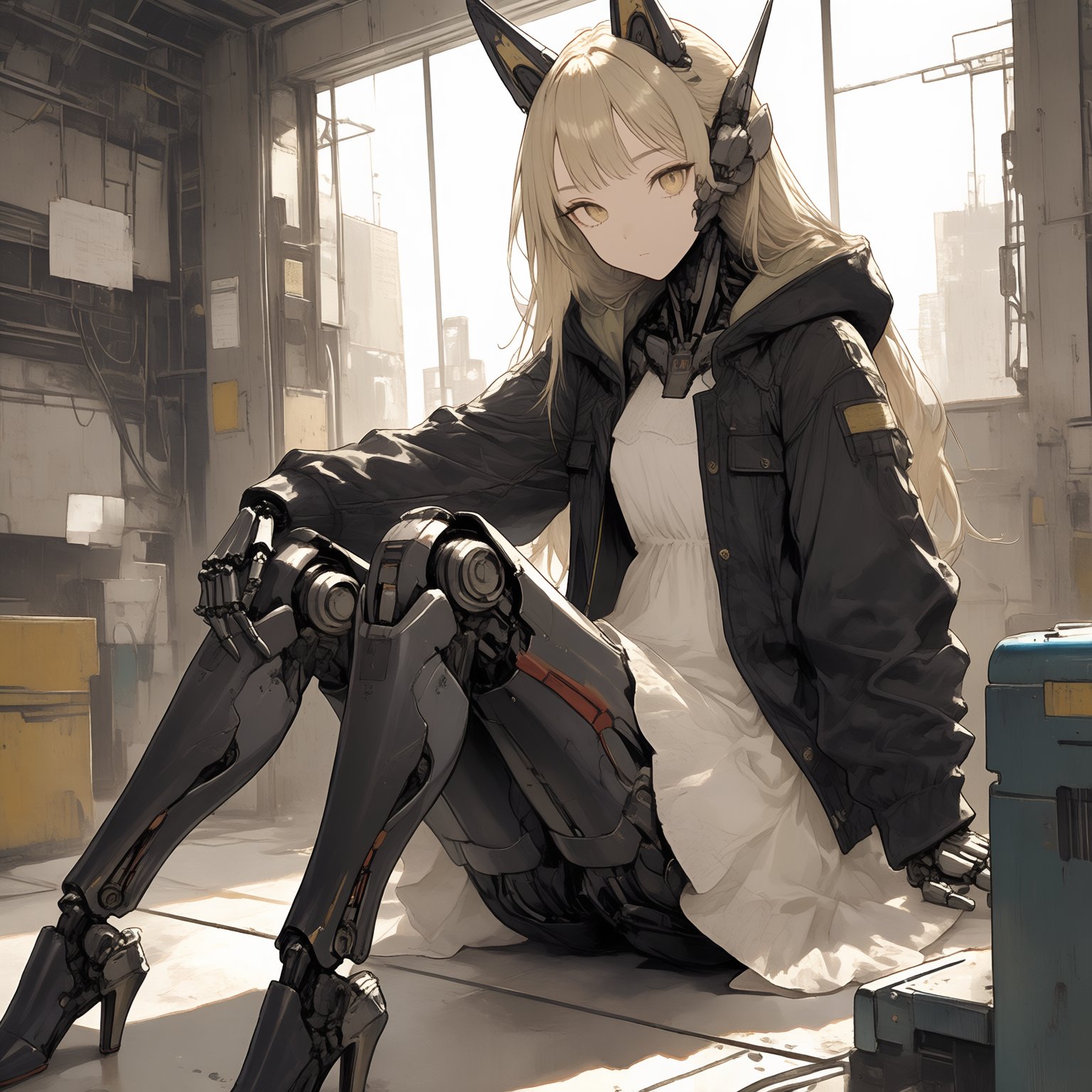 cyborg,  1girl,  solo by SuiginToxic on Tensor.Art