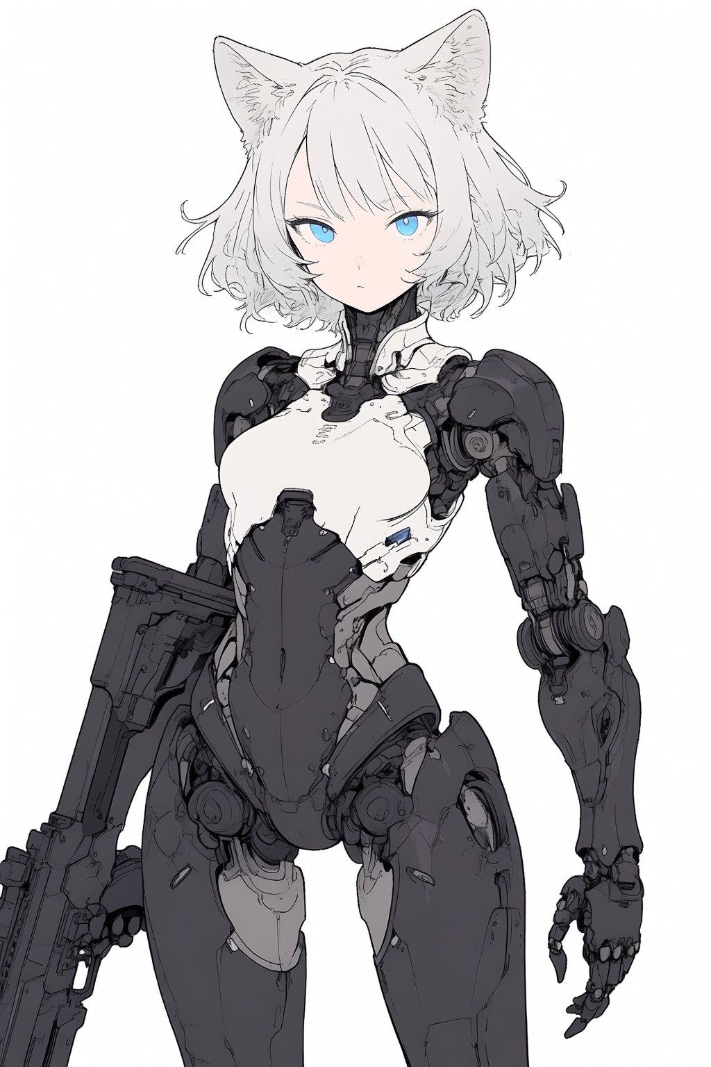 cyborg,  1girl,  solo by SuiginToxic on Tensor.Art