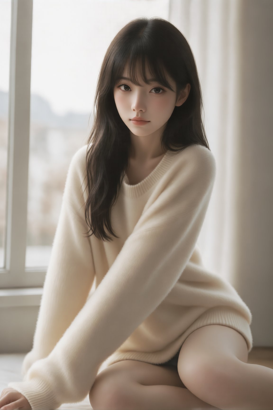 1girl,  solo,  long hair by 让AI更感性了 on Tensor.Art