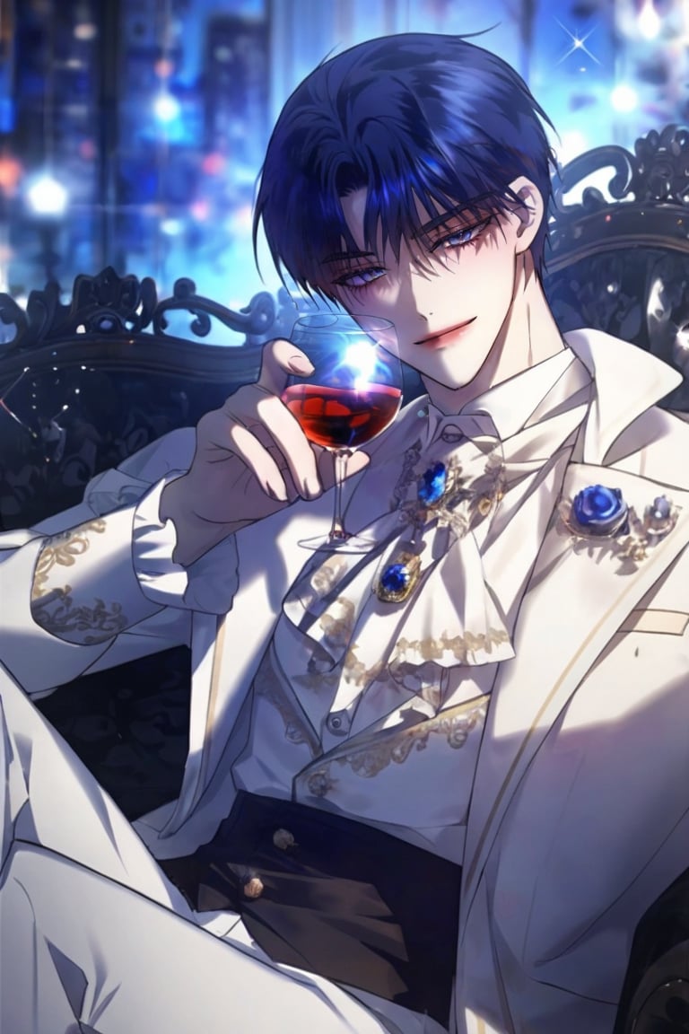 **Character :** Extremely handsome cold male lead,  luxurious aristocratic aura,  sharp jawline by Soninaa on Tensor.Art