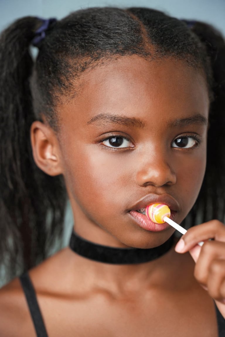 Close-up portrait of a young girl,  HassieHotkins,  she is wearing a black choker by turnbo on Tensor.Art