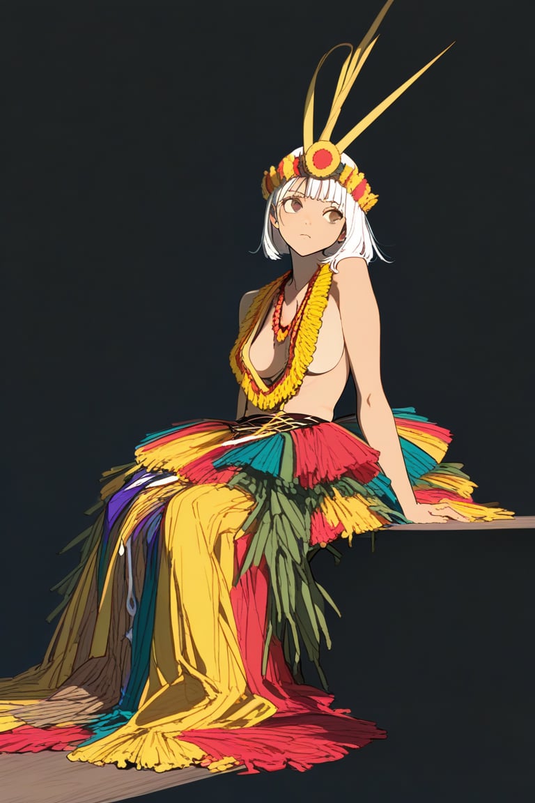 Masterpiece,  yap day costume,  black background by Invisidude on Tensor.Art