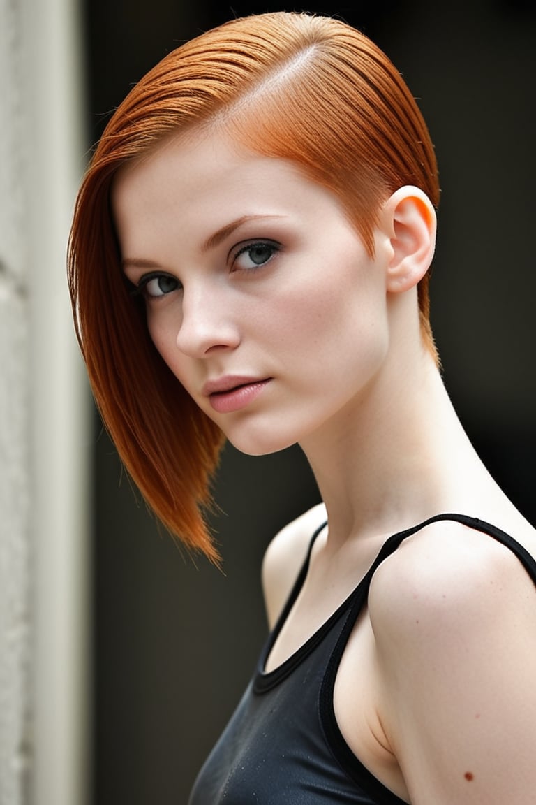 1woman,  slim,  red head by Adam on Tensor.Art