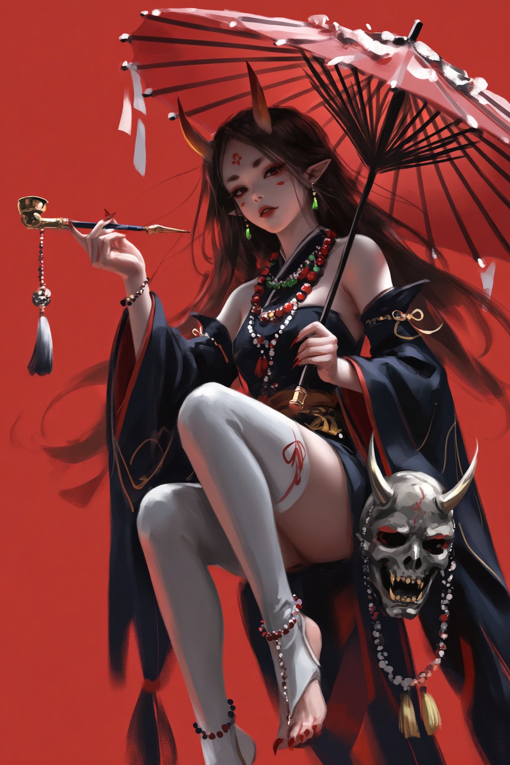 1girl,  solo,  long hair by 林可 on Tensor.Art