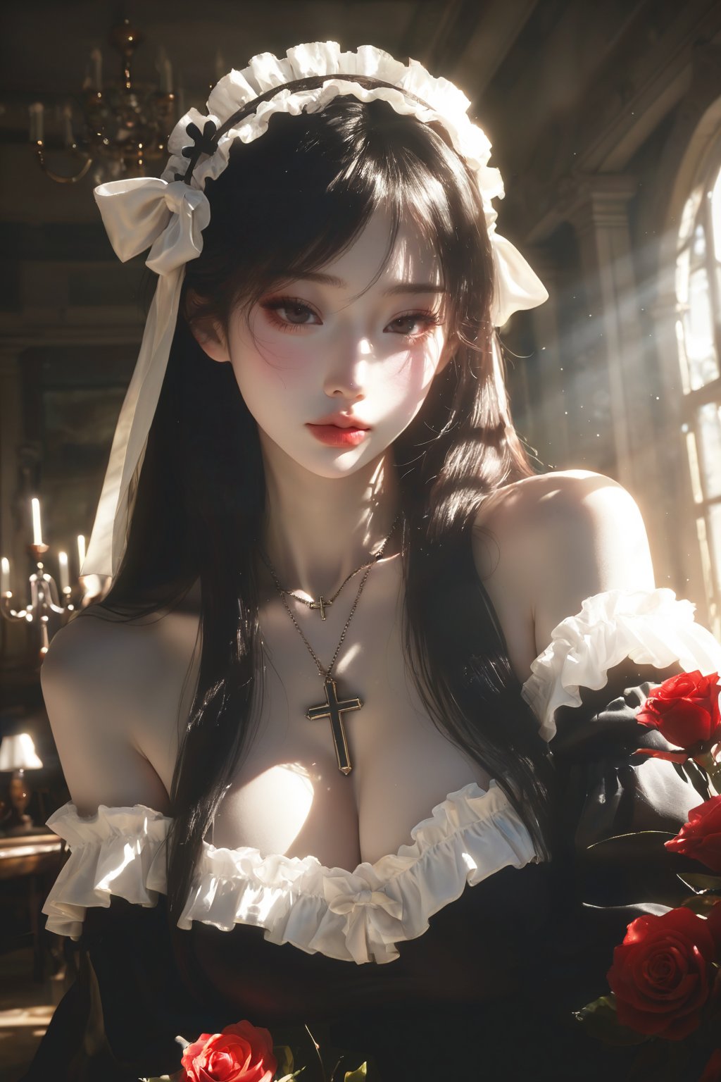 oneone woman,  solo,  big boobs by kissfromangel on Tensor.Art