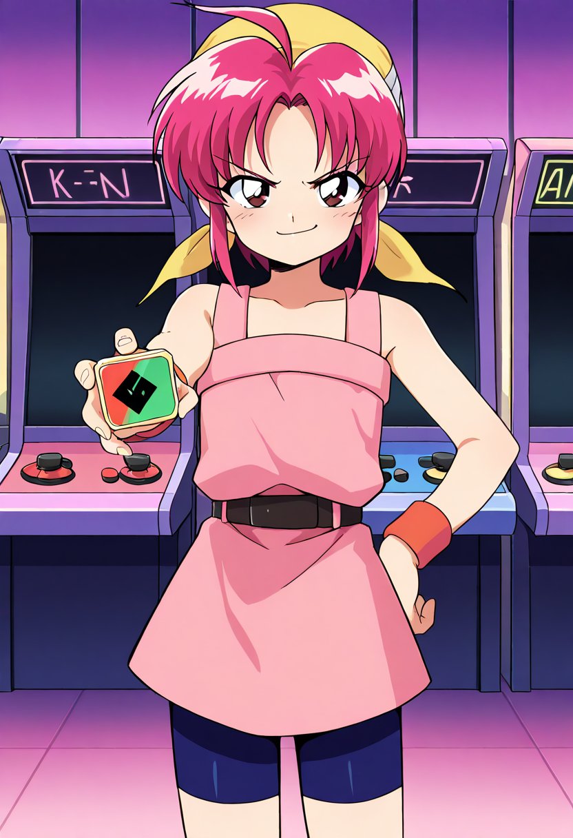1990s (style),  anime screencap,  masterpiece by NanashiAnon on Tensor.Art