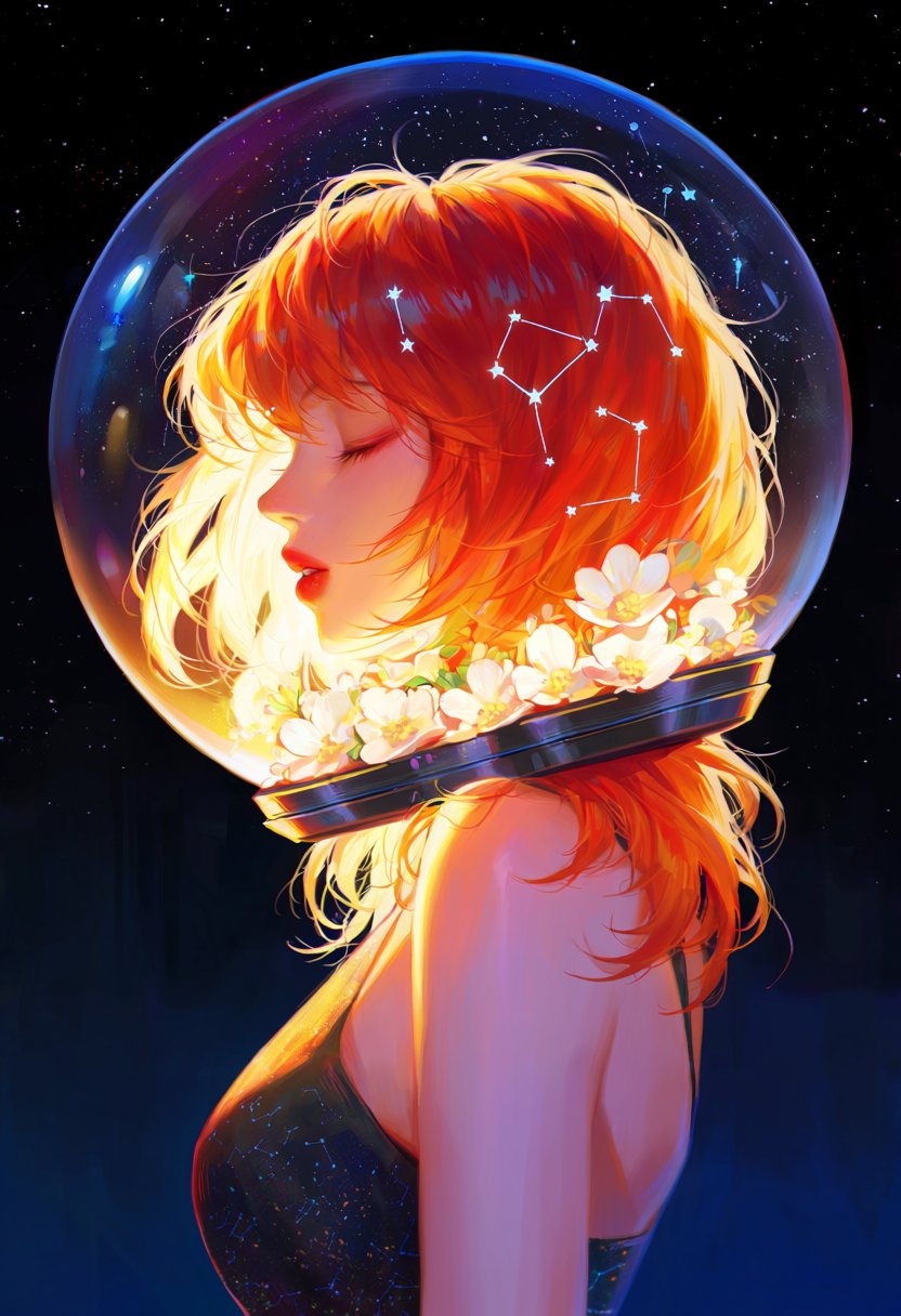 zer0q,  1girl,  closed eyes by MissFidonyo on Tensor.Art