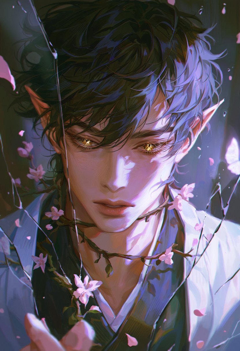 zer0q,  1boy,  solo by MissFidonyo on Tensor.Art