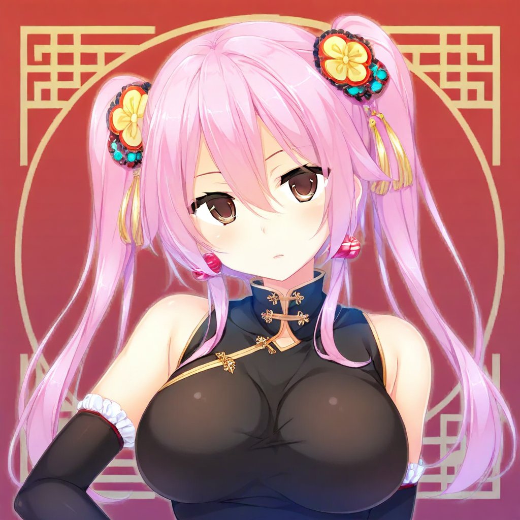 pink hair,  long hair,  hair between eyes by montblanc5 on Tensor.Art