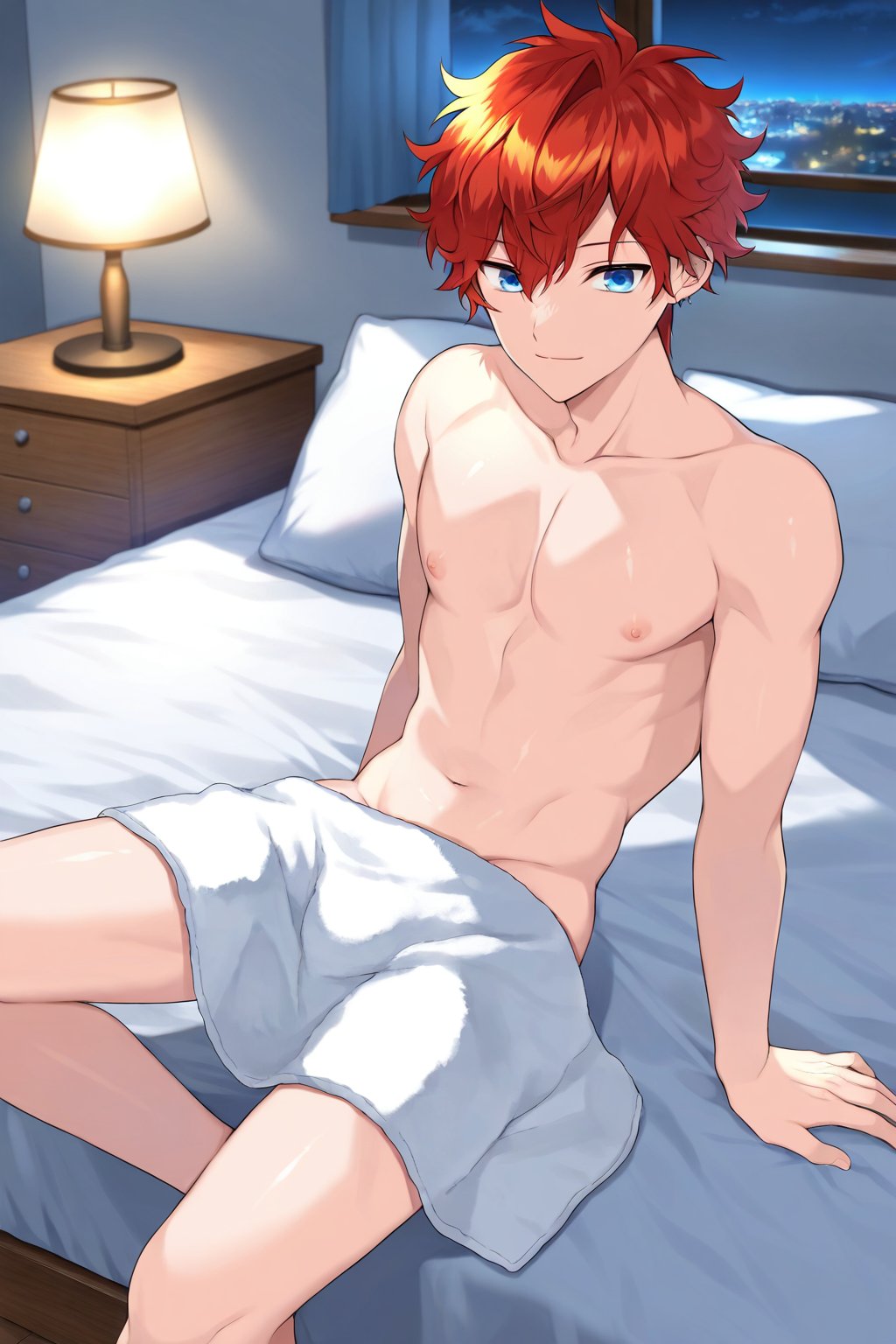G1,  Hiiro,  red hair by SA on Tensor.Art