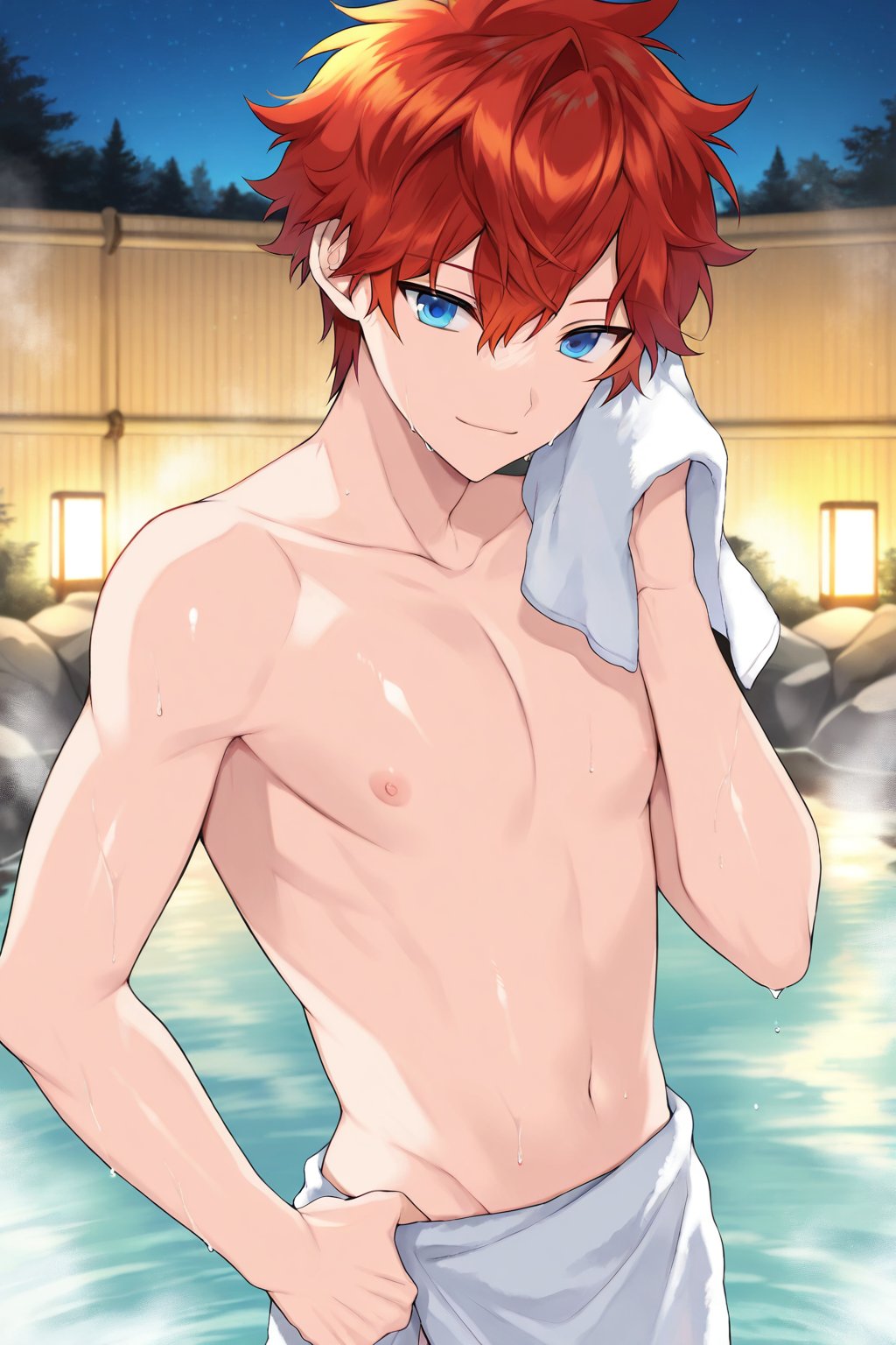 G1,  Hiiro,  red hair by SA on Tensor.Art
