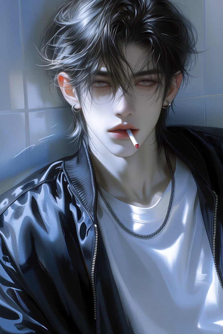 (Highly refined art style) 1male,  solo,  realistic young man by Aily on Tensor.Art