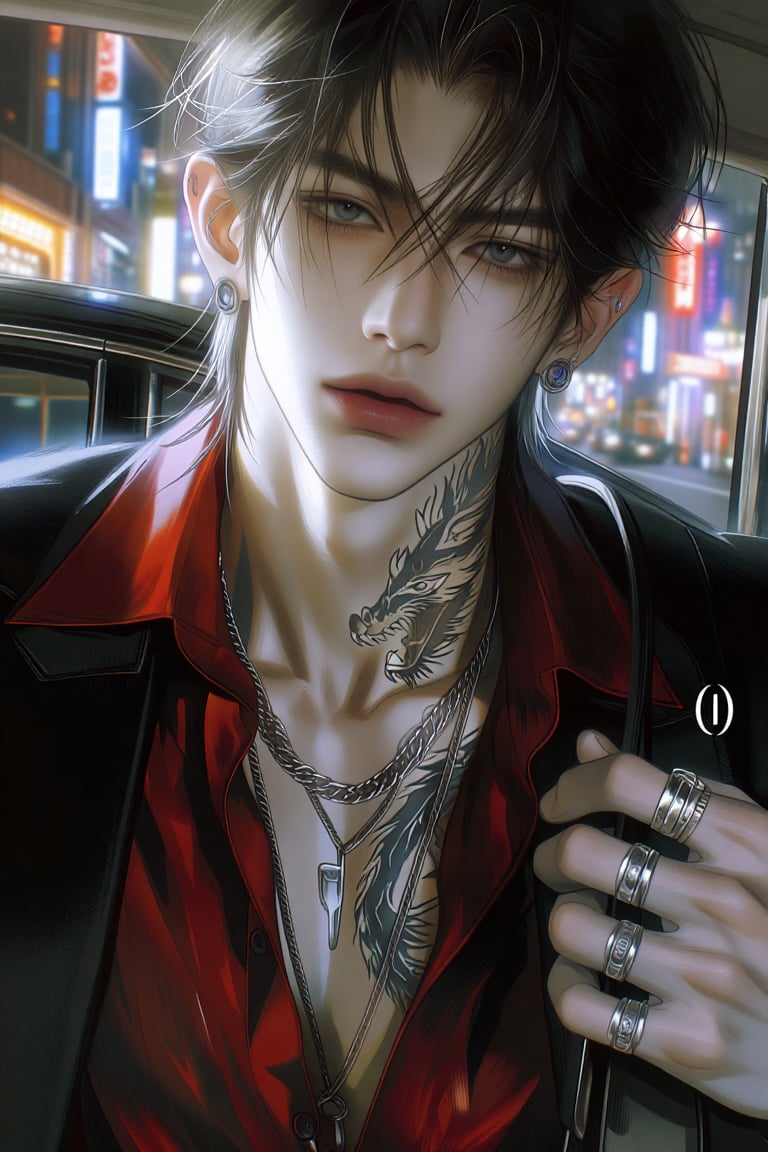 (Highly refined art style) 1male,  solo,  realistic young man by Aily on Tensor.Art