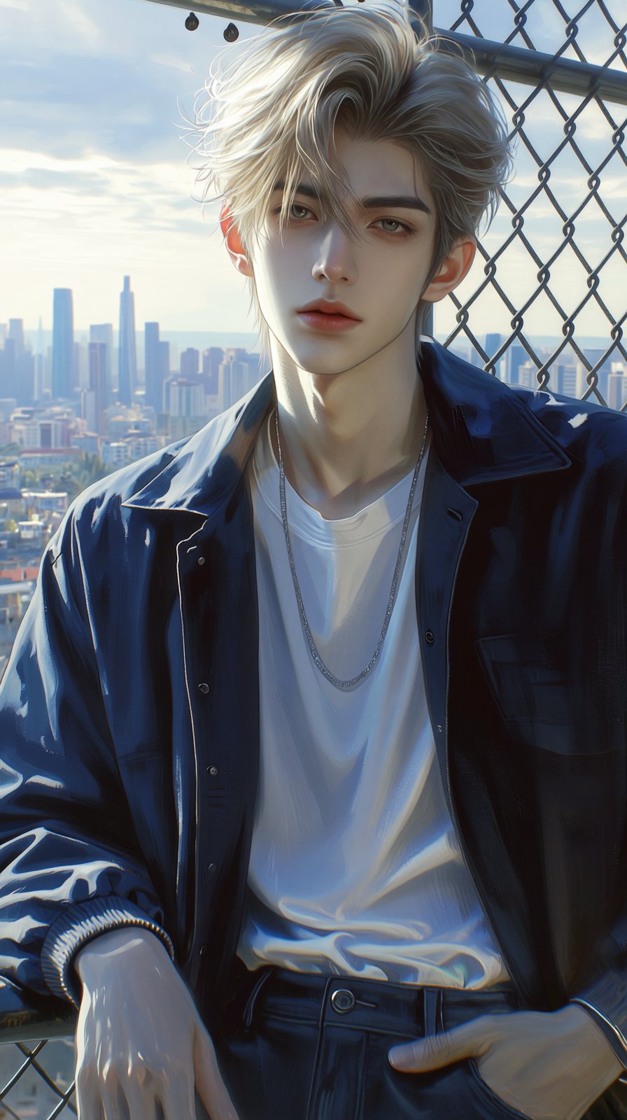 (Highly refined art style) 1male,  solo,  cinematic composition by Aily on Tensor.Art