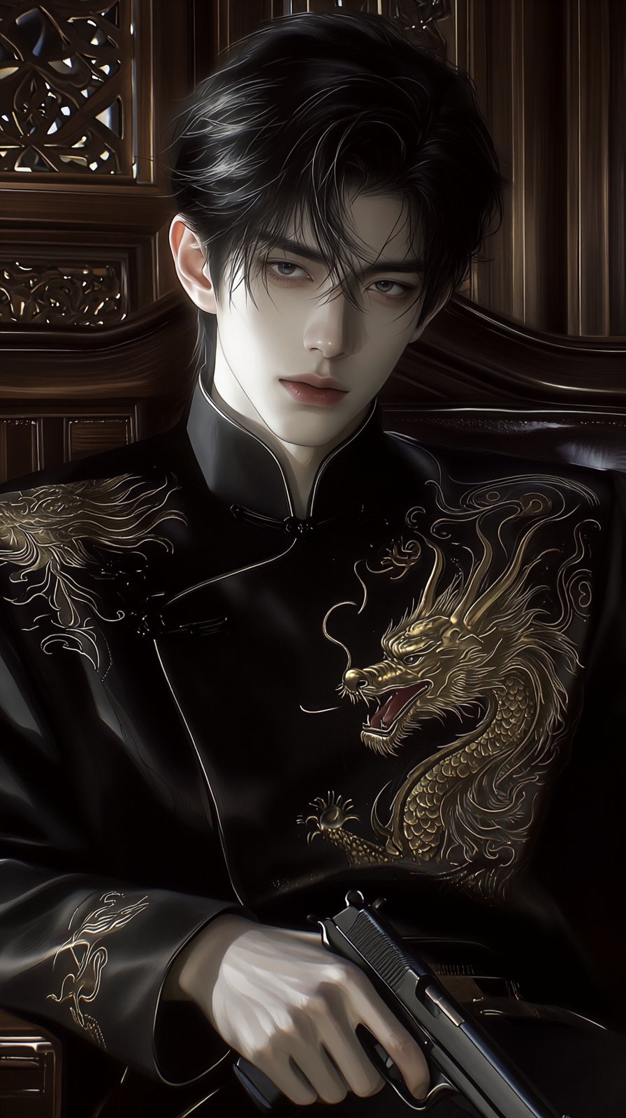 (Highly refined art style) 1male,  solo,  cinematic composition by Aily on Tensor.Art