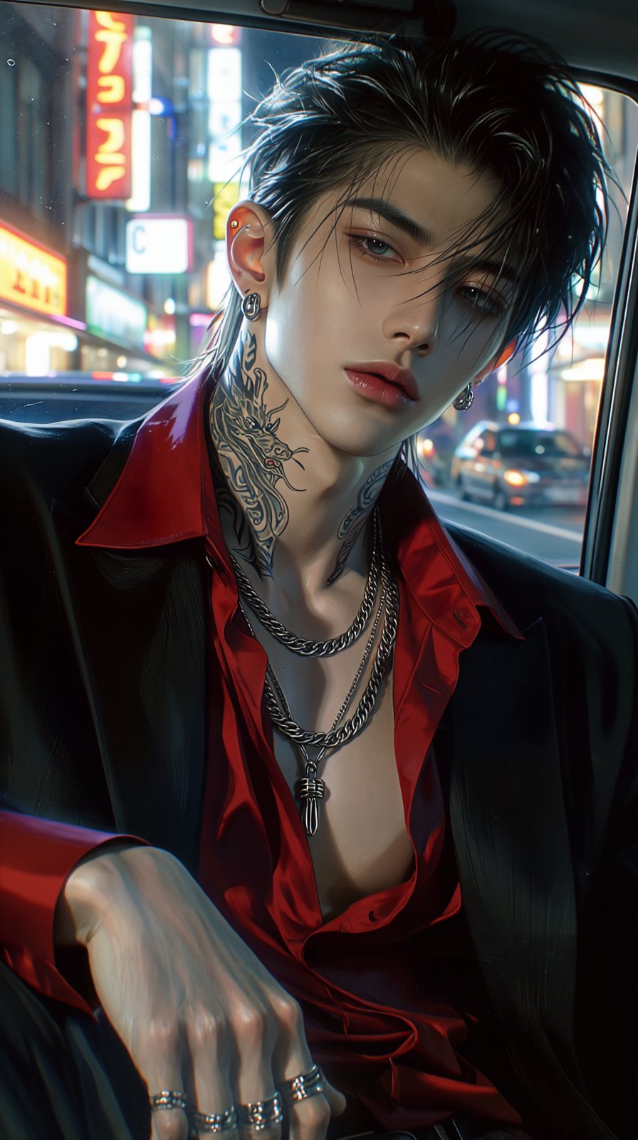 (Highly refined art style) 1male,  solo,  realistic young man by Aily on Tensor.Art
