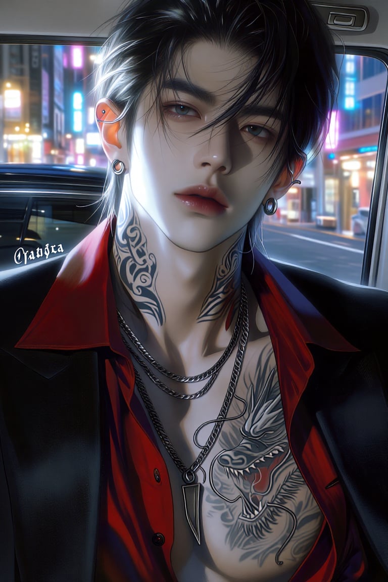 (Highly refined art style) 1male,  solo,  realistic young man by Aily on Tensor.Art